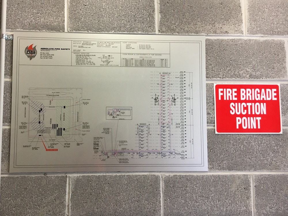 Block Plans / Fire Signage Express Engraving Signs